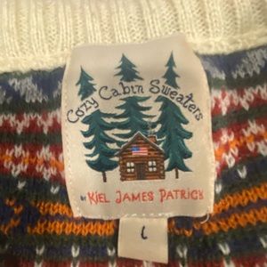 Keil James Patrick sweater. Only worn 1 time. Size large. Great condition.